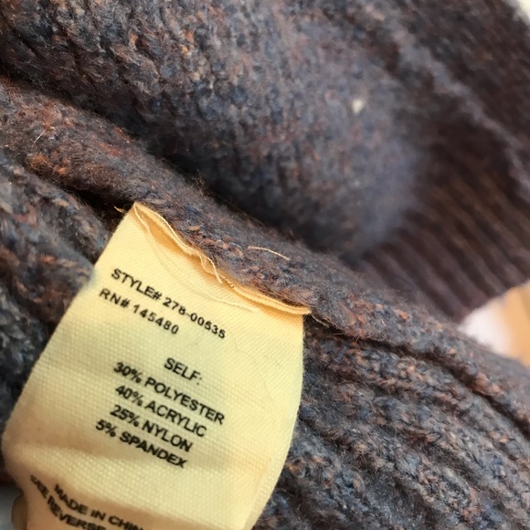 Cozy Dusty Blue Chunky-Knit Cardigan - Picture 5 of 7